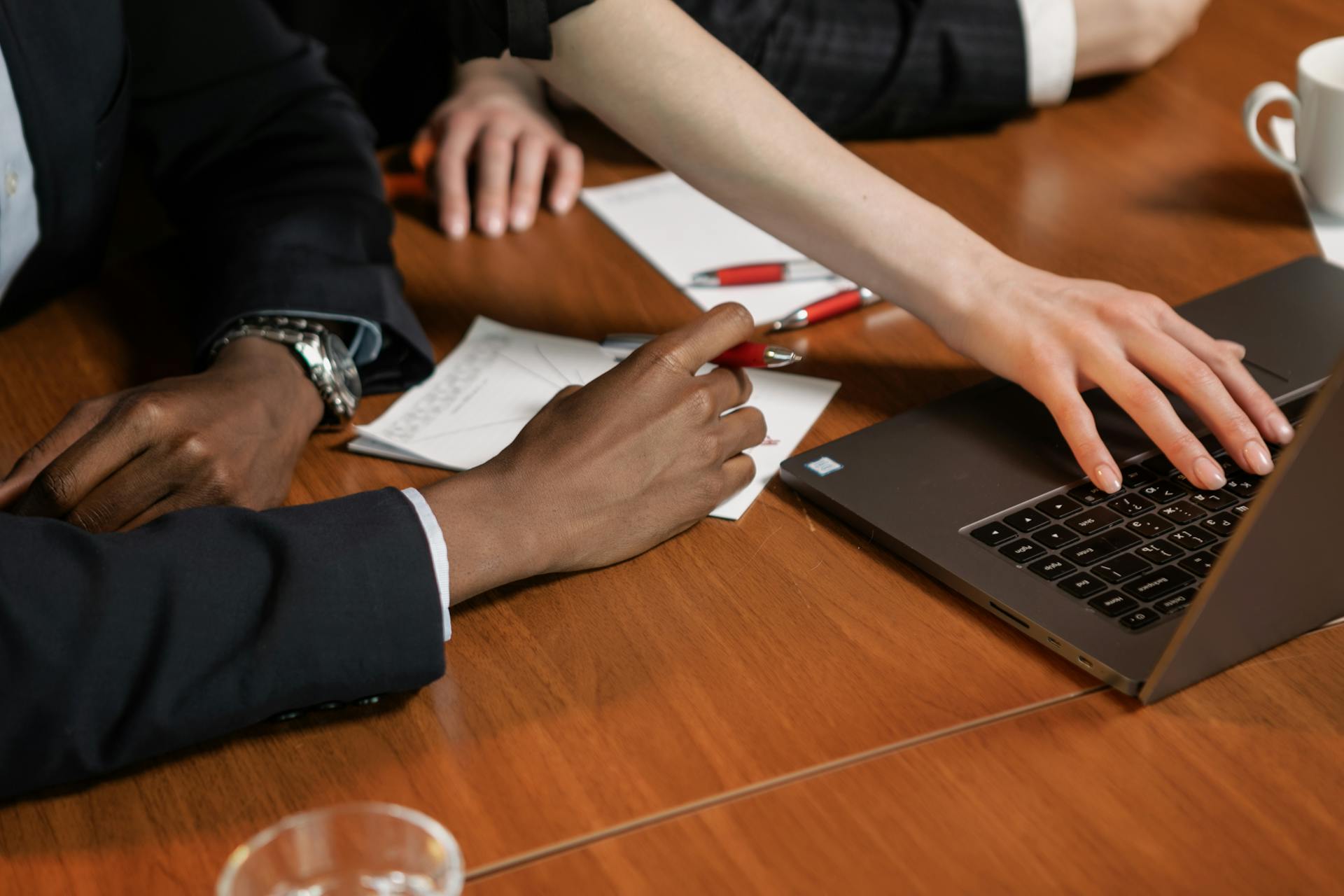 a team collaborating on a project